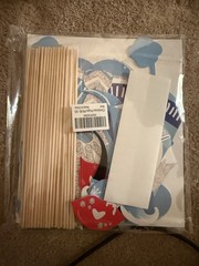 KatchOn Glitter Winter Photo Booth Props Pack of 27 Blue Christmas Decorations