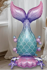 Mermaid Theme Birthday Party Decoration Plates Balloons Napkins cups tableware