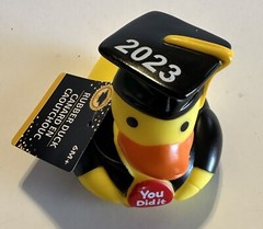 2023 Rubber Duck with Cap, Gown & Tassel YOU DID IT 3″ New With Tag