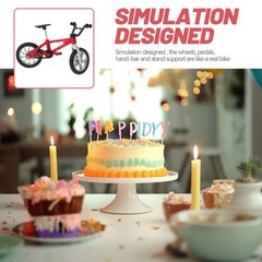 Bike Cake Toppers for Boys Figurines Decoration Party Decorations Child