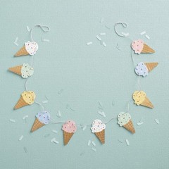 Ice Cream Cone Party Decorations & Party Supplies 6pc set