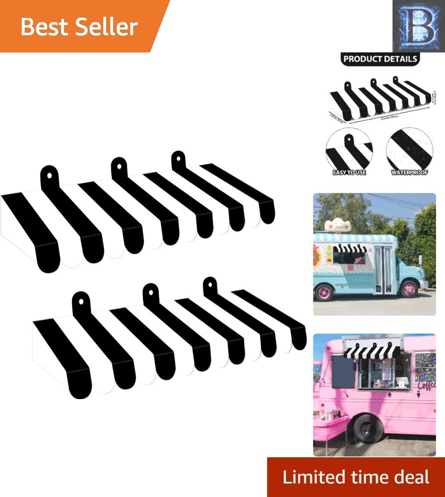 High-Quality Black and White Circus Tent Awning – Fun for Kids’ Celebrations