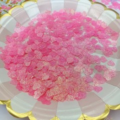 2500 PCS Red Love Heart Shaped Glitter Confetti Valentines Anniversary Decor
