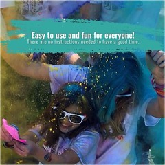 Color Blaze – 5lbs Teal Color Powder – Holi Festivals Color War Backyard Party