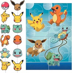 Pokemon Photo Backdrop 65″ x 75″ Birthday Party Supplies