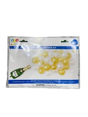 Balloon Cascade Cheers Celebration Kit Gold & White Latex & Foil Balloons Party