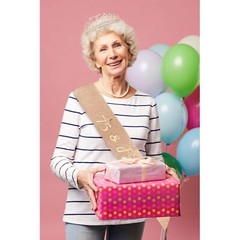 Gorgeous 75th Birthday Sash and Tiara Set: A Must for Celebrating Women