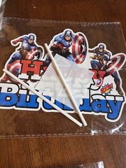 MARVEL AVENGERS CAPTAIN AMERICA PARTY BIRTHDAY PACK SM1