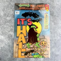 Vintage Eureka Teenage Mutant Ninja Turtles Halloween Banner 4 ft TMNT NEW