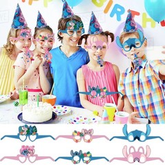 Stitch Birthday Party Decoration Stitch Party Supplies Blow Outs Hat Glasses Set