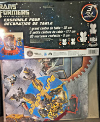 Transformers 3 Table Centerpieces + 20 Confetti Pieces Party Decor New 2011