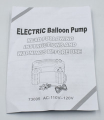 Electric Balloon Pump, Portable 2 Modes Balloon Blower Machine 18 Accessories
