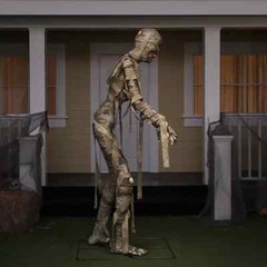 Mummy Halloween Tomb Guardian with Lights & Sounds Prop Decoration 6ft /1.8m NEW