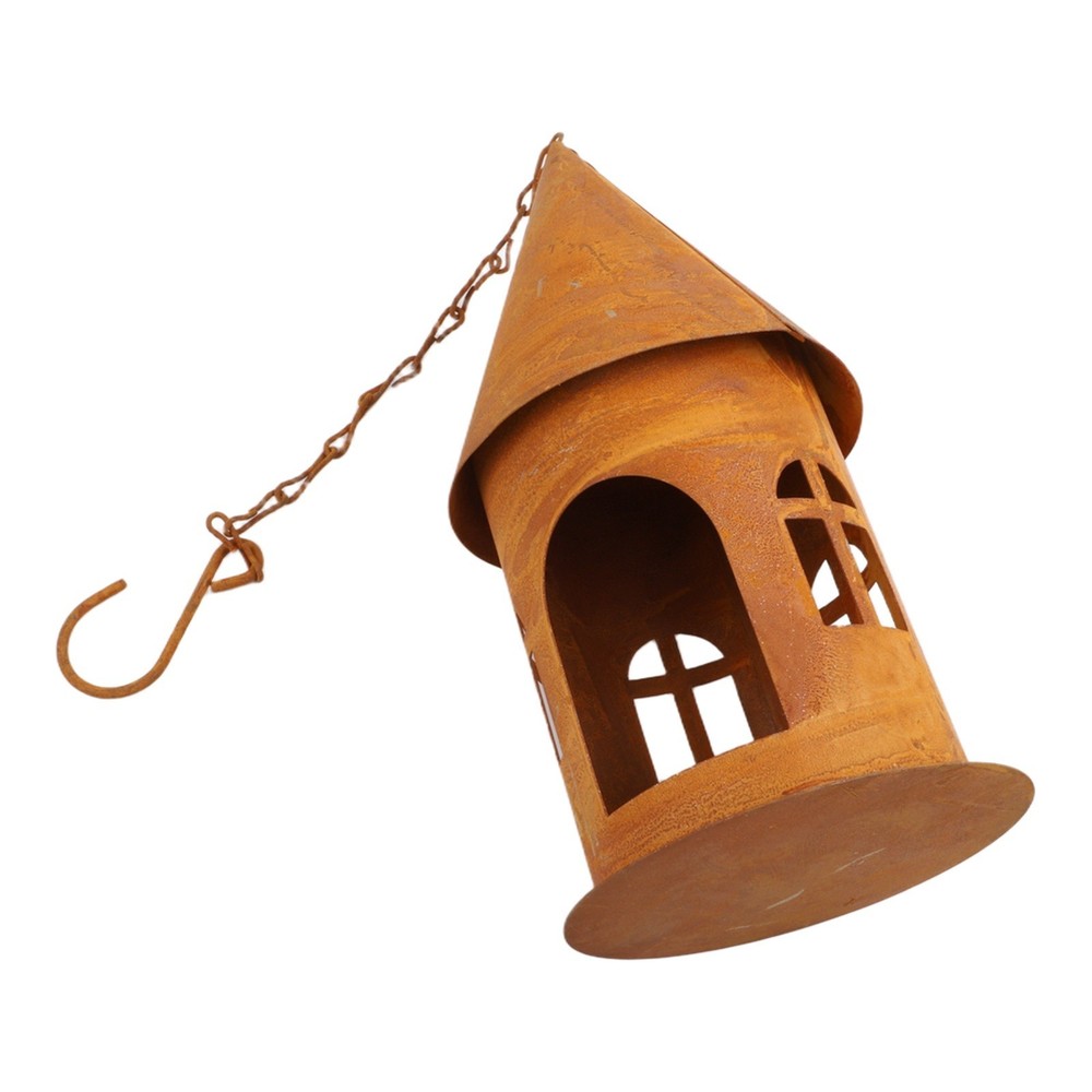 Compact Size Hanging Decor Rustic Candle Holder Decorative Ornament Easy To Hang
