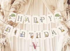 Vintage Winnie The Pooh Birthday Banner Classic Party Sealed