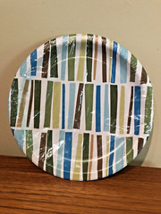 Brand New 16 Mid Century Modern Tiki Island Palm Party Paper Plates Hallmark MCM