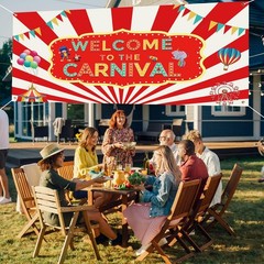 Welcome to the Carnival Banner Carnival Decorations Circus Party Innovative