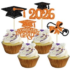 Gyufise 24Pcs Graduation Cupcake Toppers 2026 Graduation Cupcake Picks Class …