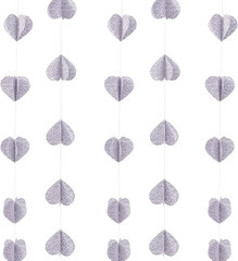 4 Pack Heart Garland Pages Newspaper Bunting Strand String Banner Wedding Valen