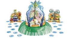 Nickelodeon 3 Piece SpongeBob Birthday Celebration Table Decorating Kit NEW