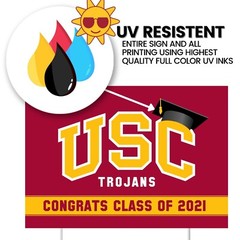 Official USC Trojans & Specialty Schools Yard Sign