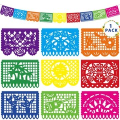 18 FT Cinco De Mayo Party Decorations, 1 Pack Fiesta Banner 18FT, Colorful