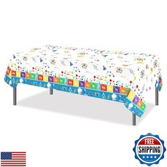 2 Pack Science Party Tablecloth Science Party Decorations Laboratory Party Ta