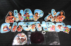 Disney Moana Birthday Party Supply Decorations – Banner, Plates, Props & MORE