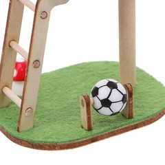 Miniature Cat Climber Wooden Durable Cat Tree Accessory for Dollhouse