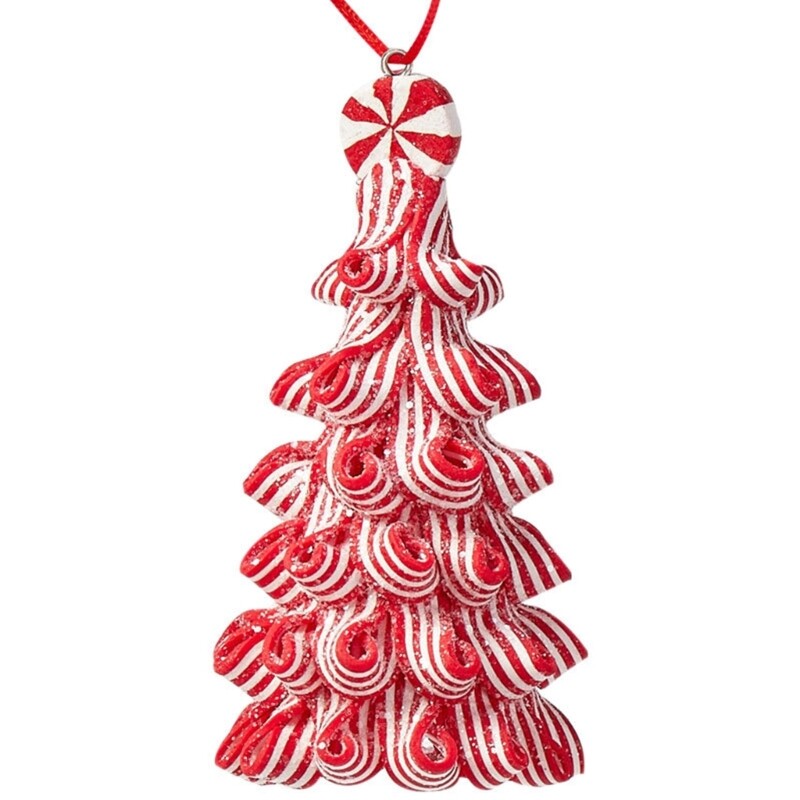 Christmas Soft Pottery Pendant Santa ChristmasTree Ornament