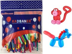 100Pcs 260 Balloons qualatex with 1 Hand Balloon Pump Kit Professional Premi