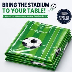 Waterproof Soccer Table Covers – 2 Pack for Memorable Soccer Parties and Events