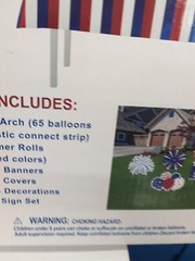Stars and Stripes Patriotic Party Decorating Kit, 80 Piece, Red/White/Blue