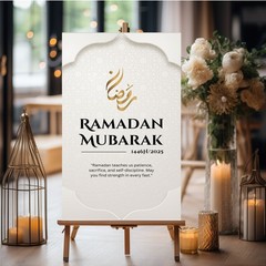 Eid Mubarak foamboard Poster Ramadan