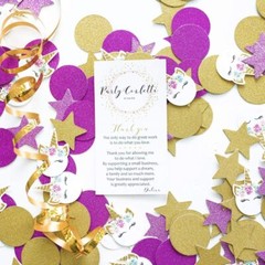 Unicorn Party Supplies Table Confetti Birthday Party Decorations 100 Pieces