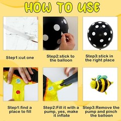 133 Pcs Bee Baby Shower Party Supplies – Backdrop, Tablecloth, Balloons, Sash,..