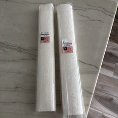 white crepe paper