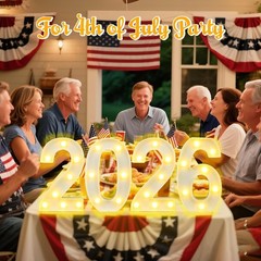 Light Up Marquee Numbers 2026 – Graduation Decorations, Party Decor, Birthday Si