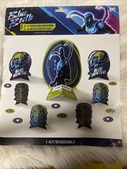 Blue Beetle Movie DC Comics Superhero Birthday Party Table Decorating Kit