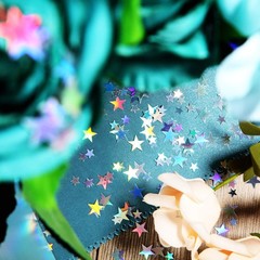 60g Star Confetti Glitter Table Confetti Metallic Foil Stars for Christmas Pa…