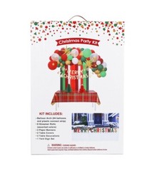 Christmas Holiday Party Kit Celebration Theme Party Decoration Bundle, 112 pcs