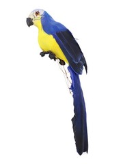 Fake Artificial Parrot Foam Feather Bird Garden Home Decor Yard Lawn Orname