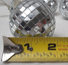 Mirror Ball Disco Ball Garland Decoration 66 » Lighted by Battery Decoration