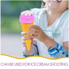 Simulated Ice Cream Cone Model Artificial Food Prop Photography Shop Decor