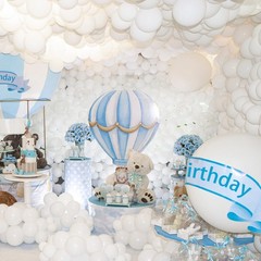Asiyuhy White Balloons 100 Pack 12 Inch White Latex Party Balloons 2 Rolls Of