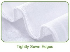 10x8FT White Backdrop Curtains for Parties, Polyester Photo Fabric Curtain