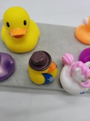 Lot of 6 Assorted Rubber Ducks Jeep Lovers Duckies