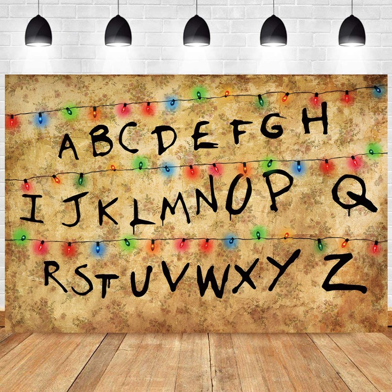 Stranger Things Backdrop Birthday Party Decorations Background Banner Decor