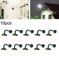Light Complete Lamps Model Outdoor 10pcs Goose Neck HO Scale Hanging LED