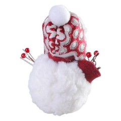 Snowman Stuffed Plush Dolls with Plush Hat and Scarf for Christmas Holiday Gift
